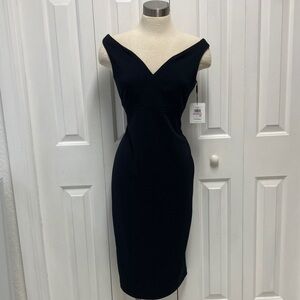 Calvin Klein Black Midi Dress